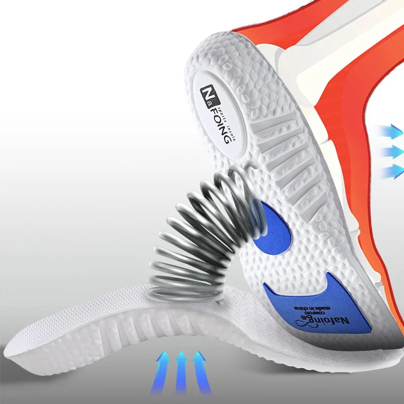 Plantar Fasciitis Relief Shoe Insoles [8-Pair], Arch Support Insoles, Running Athletic Gel Shoe Inserts, Orthotic Inserts for Arch Pain[Trim to Fit: Men 8-12/Women 9-13] (Copy)