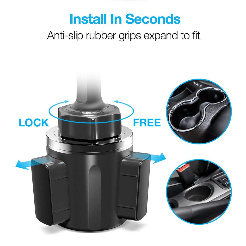 Naztech Magbuddy Elite Cup Holder XL Mount