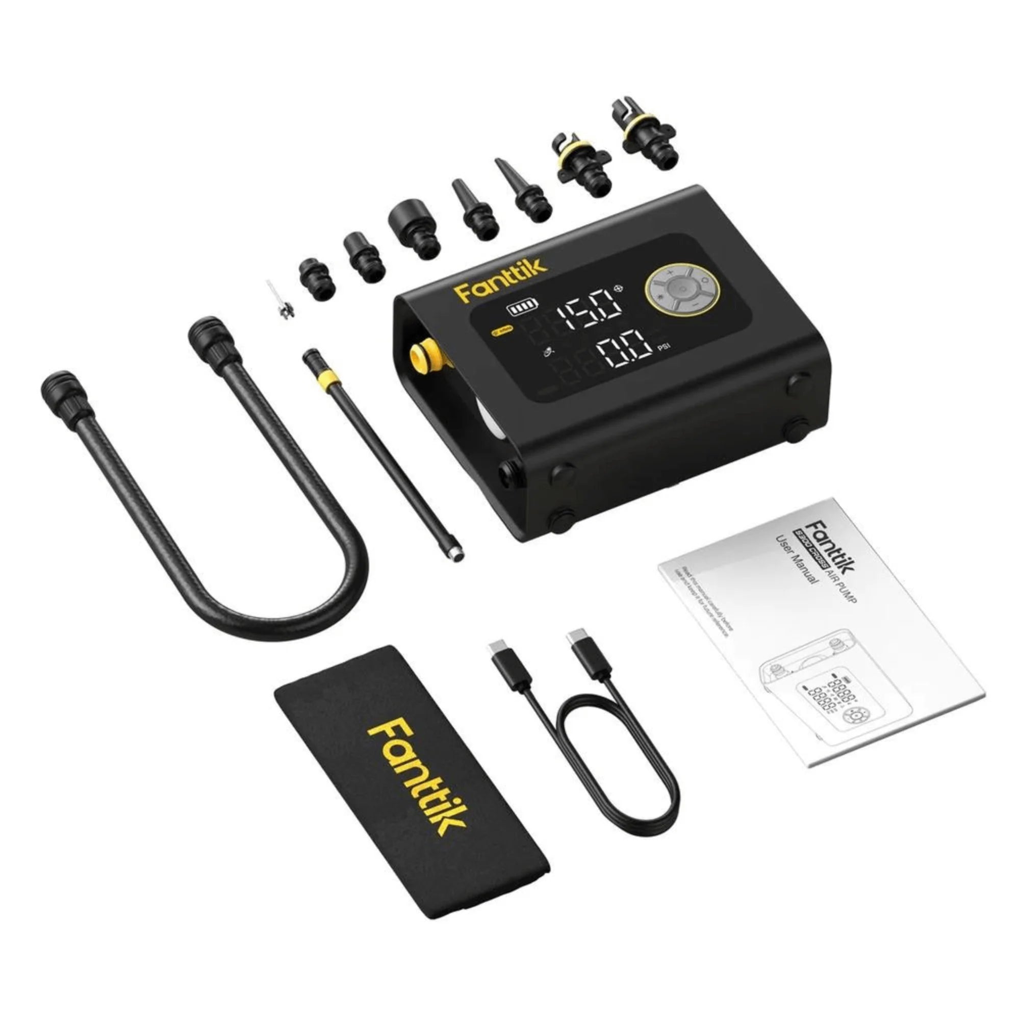 Fanttik S300 Cross Portable Air Inflator/Light/Power Bank - REFURBISHED