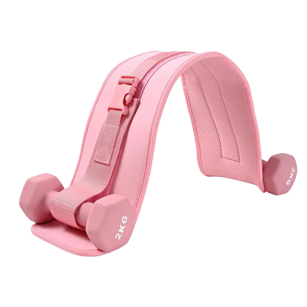 Thrust Belt – for Dumbbells, Kettlebells, and Plates – Slip-Resistant Padding for Hip Protection – Perfect for Gym, Home, and On-The-Go Workouts