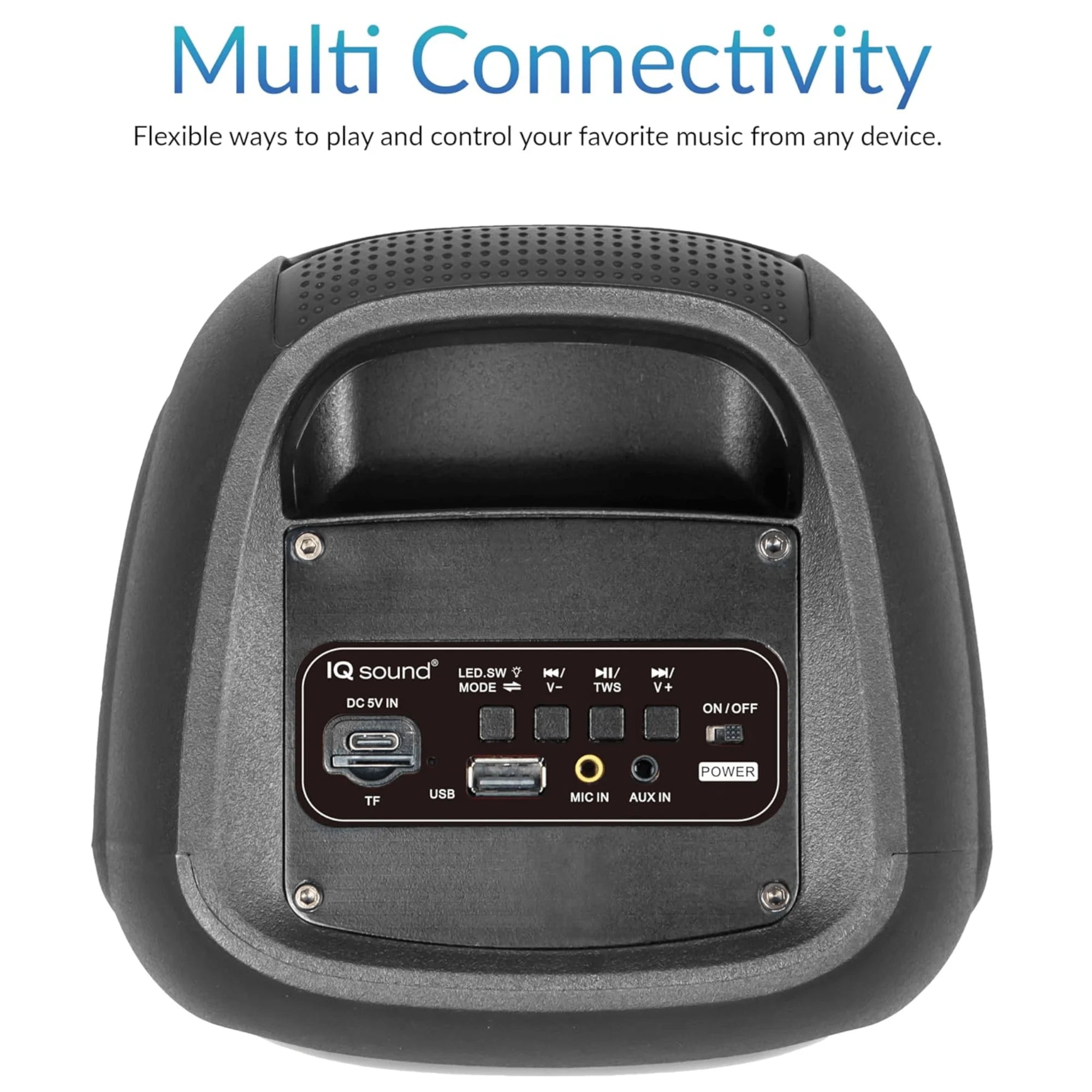 IQ Sound 2X4-Inch High Efficiency Bluetooth Speaker System