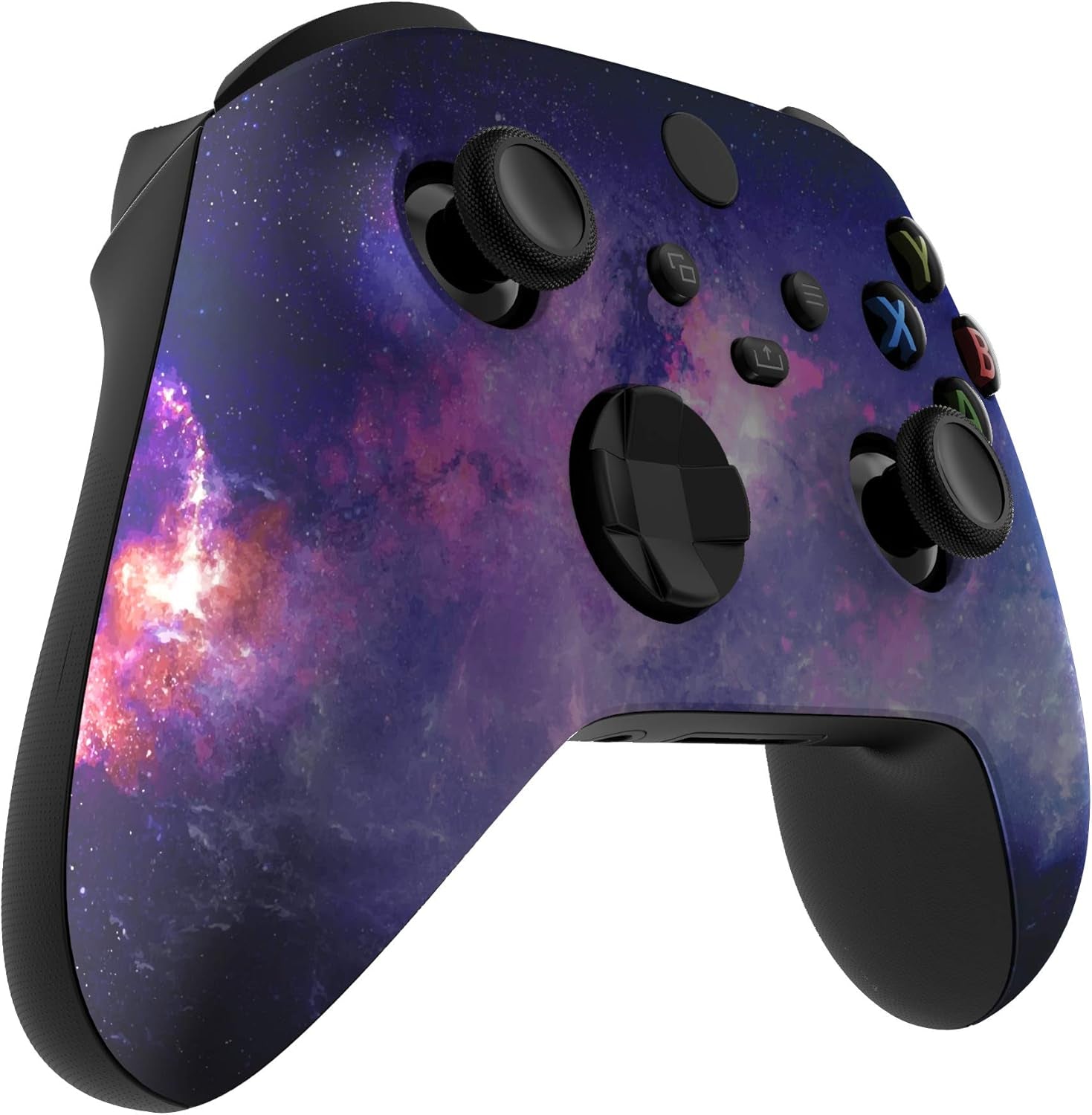 Custom Shell for Xbox Series X & S Controller, Nebula Galaxy Replacement Cover Front Housing Cover for Xbox Core Controller Wireless