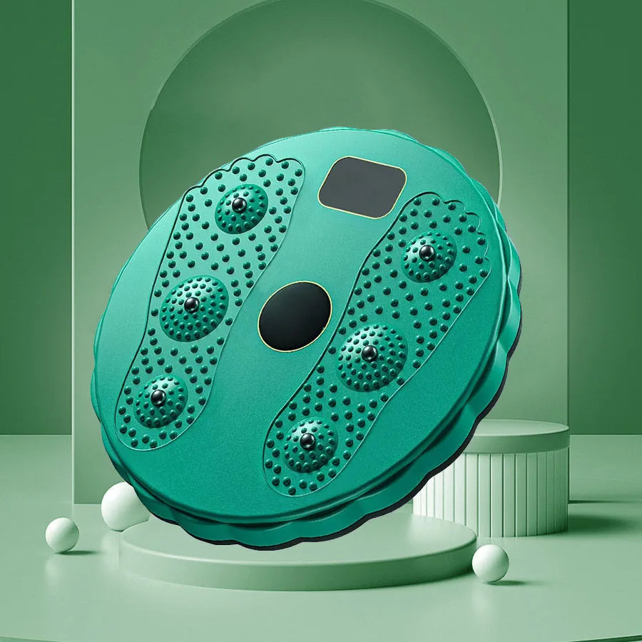 Waist Twister Disc, Waist Twist Board for Exercise Twisting Waist Disc with Counter Waist Twister for Women Belly Fat Body Shaping Fitness Twister Machine with Massage Foot Sole