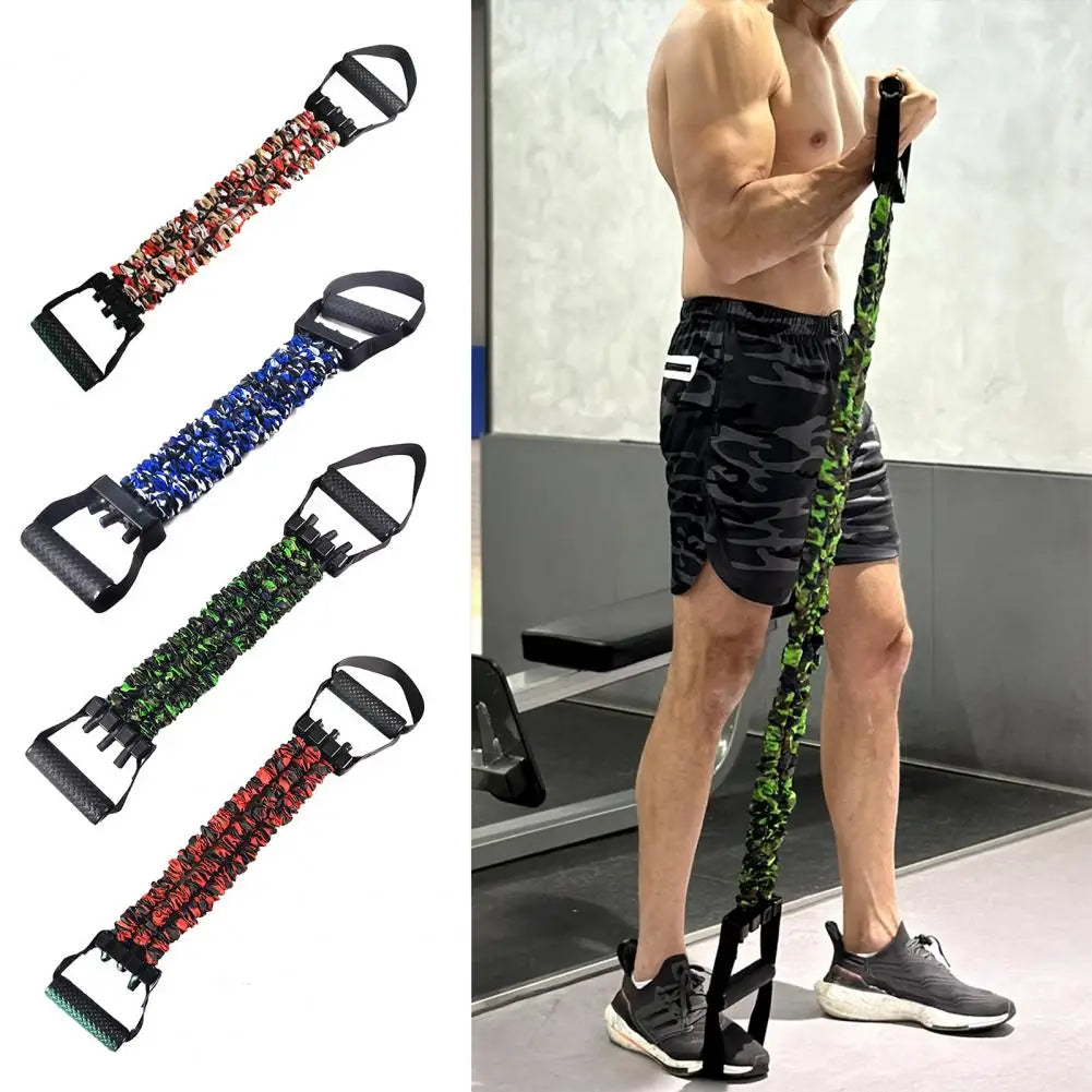 2025 New 3-Hole Resistance Stretcher,Adjustable 3-Way Resistance Band,Chest Expander Stretch Bands with Handles,Full Body Stretching & Strength Training(Green)