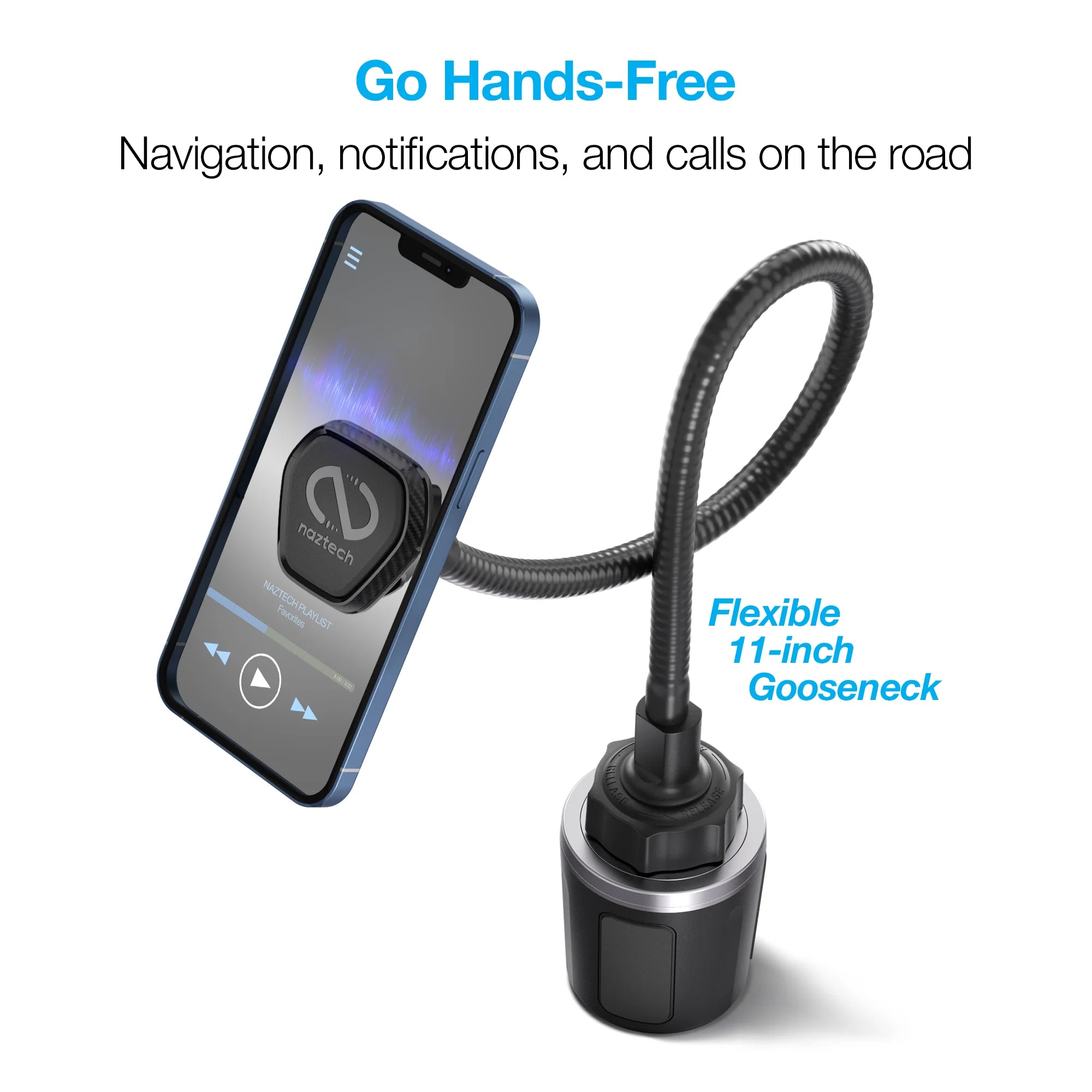 Naztech Magbuddy Elite Cup Holder XL Mount