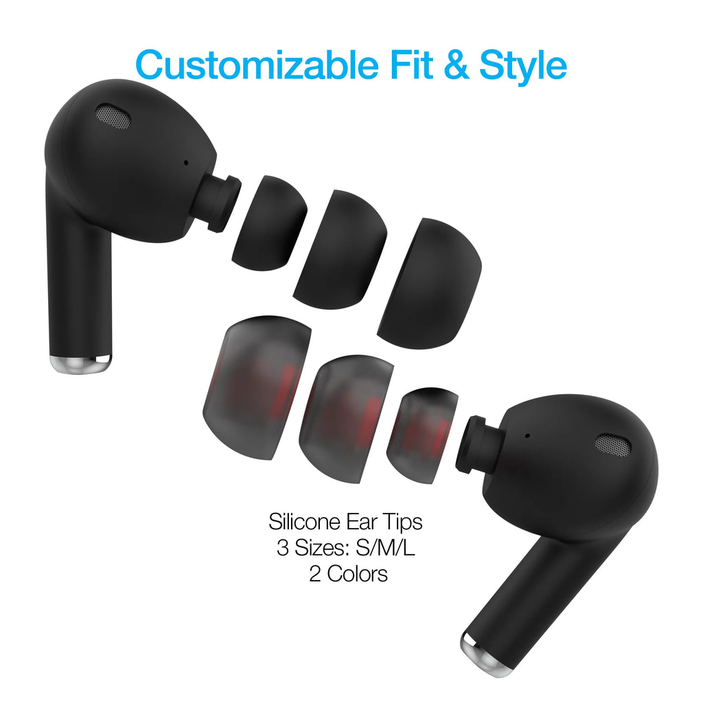 Naztech Xpods PRO TWS with Wireless Charging Case