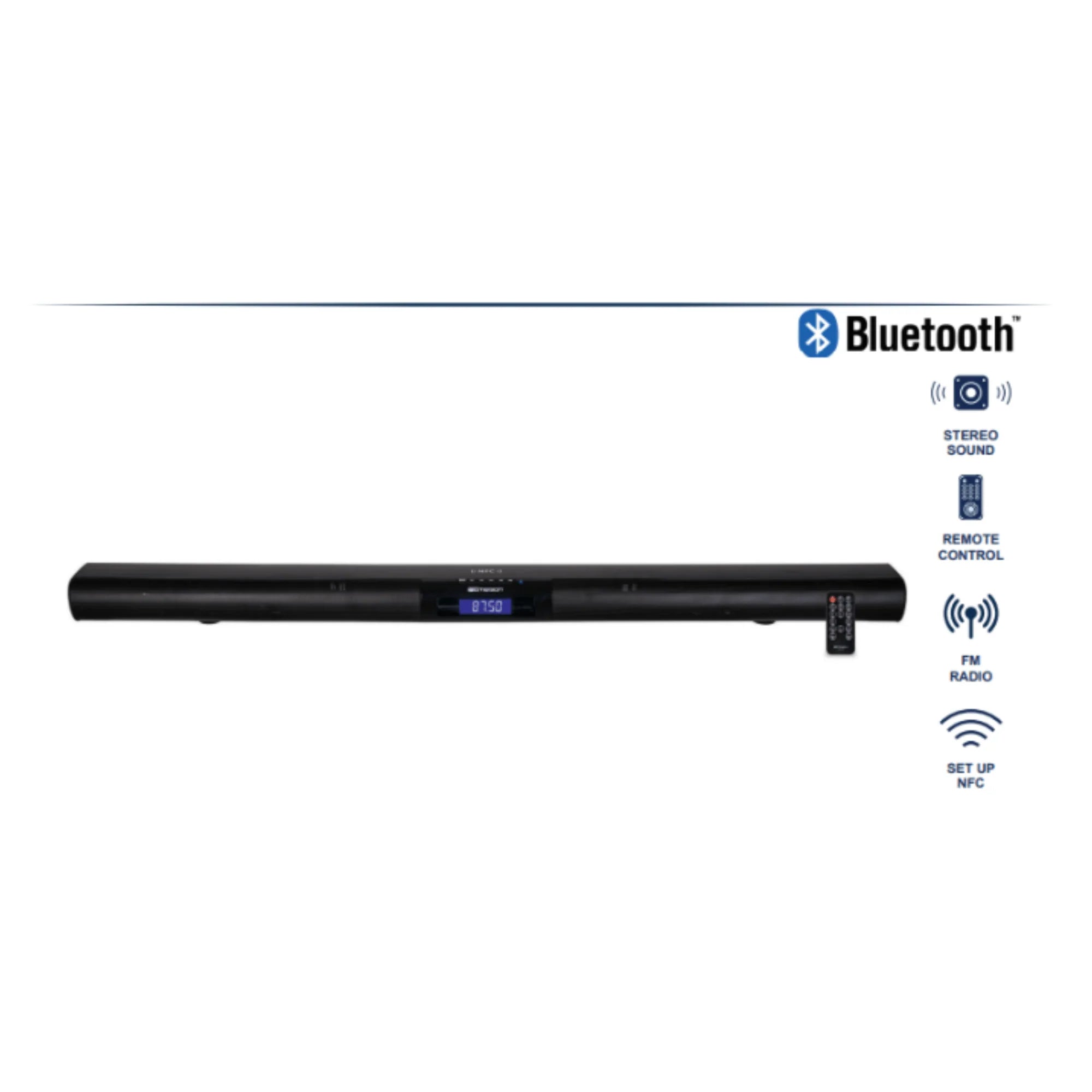 Emerson 42" Bluetooth Soundbar with Digital FM Radio and Remote Control