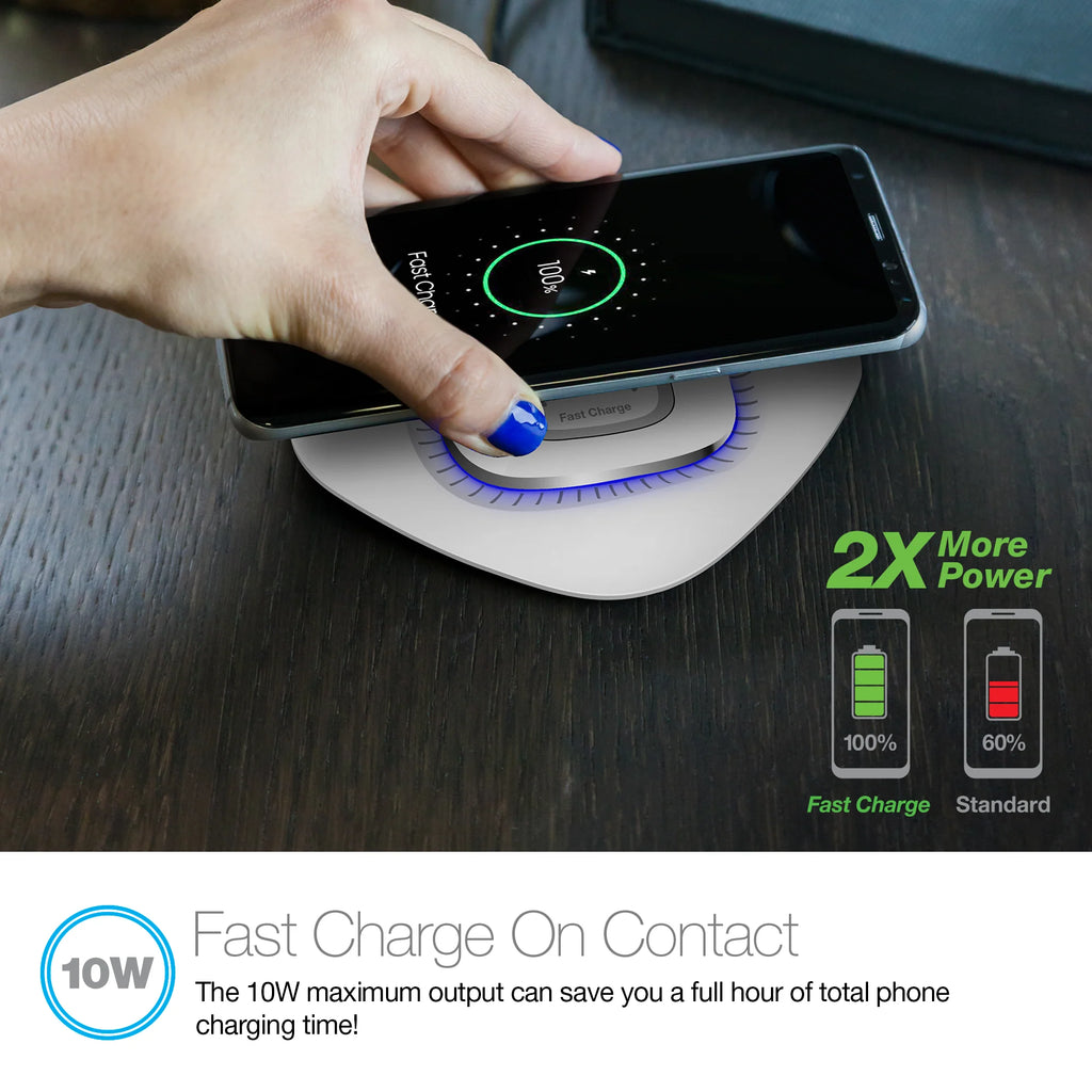 Naztech Power Pad Qi Wireless Fast Charger