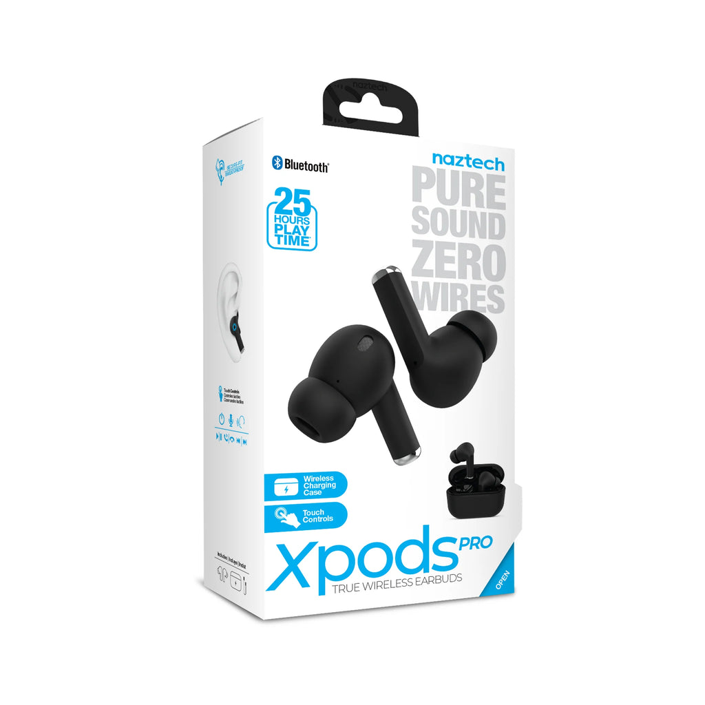 Naztech Xpods PRO TWS with Wireless Charging Case