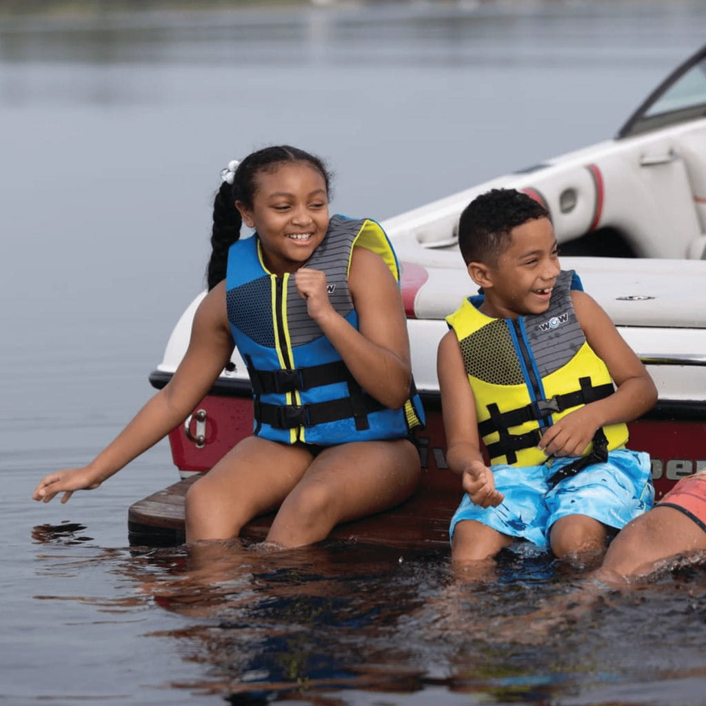 WOW Watersports PFD Personal Flotation Device Lifejacket for Youths, Secure and Snug