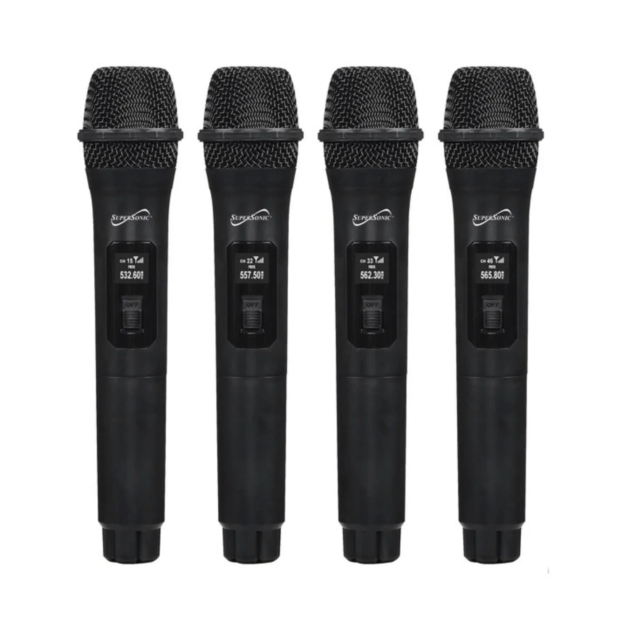 Supersonic 4 Channel 2.4G Wireless Microphone System