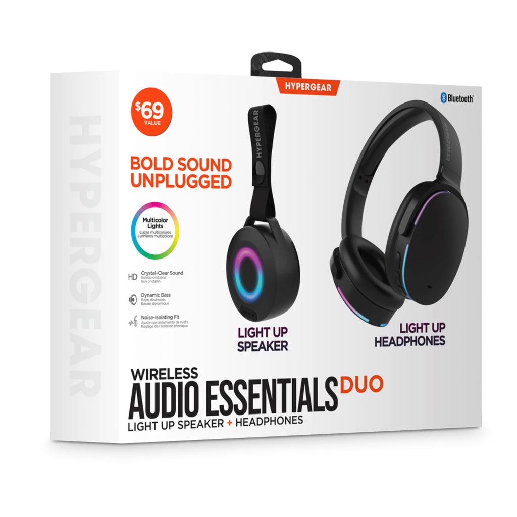Hypergear Audio Essentials Headphones and Speaker Duo