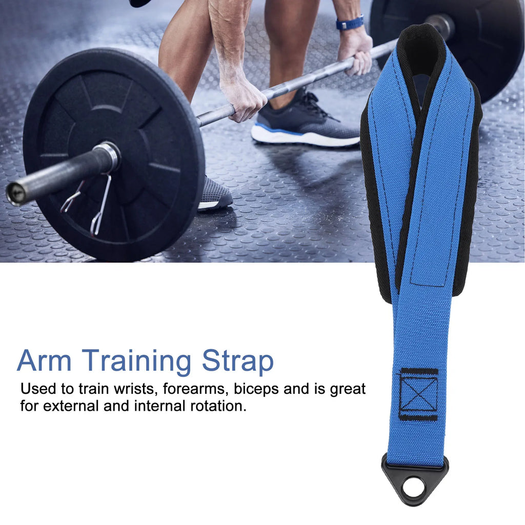 Arm Wrestling Training Belt Equipment, Forearm Strap, Strengthener Trainer for Cable Machine and Weight