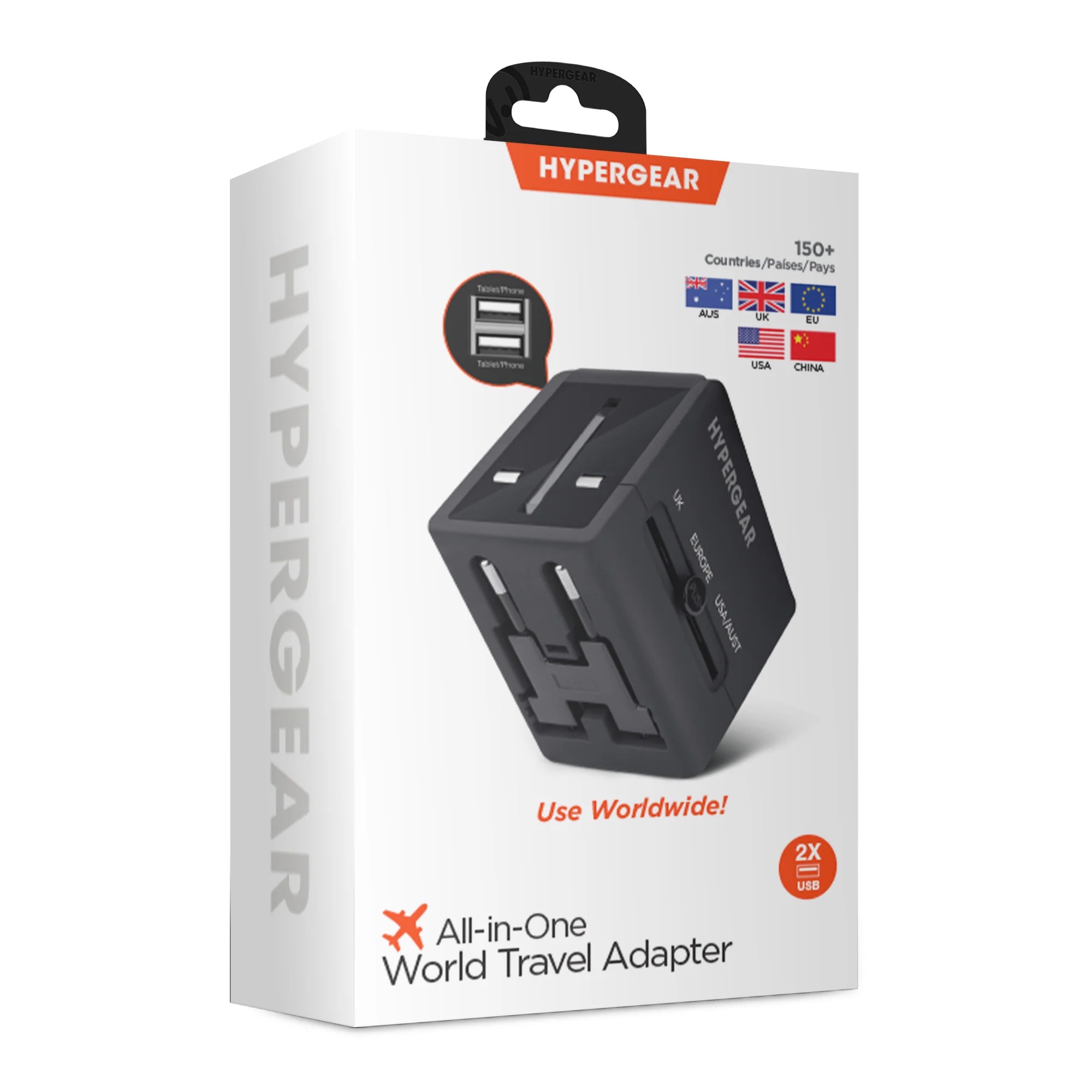 Hypergear All-In-One World Travel Adapter
