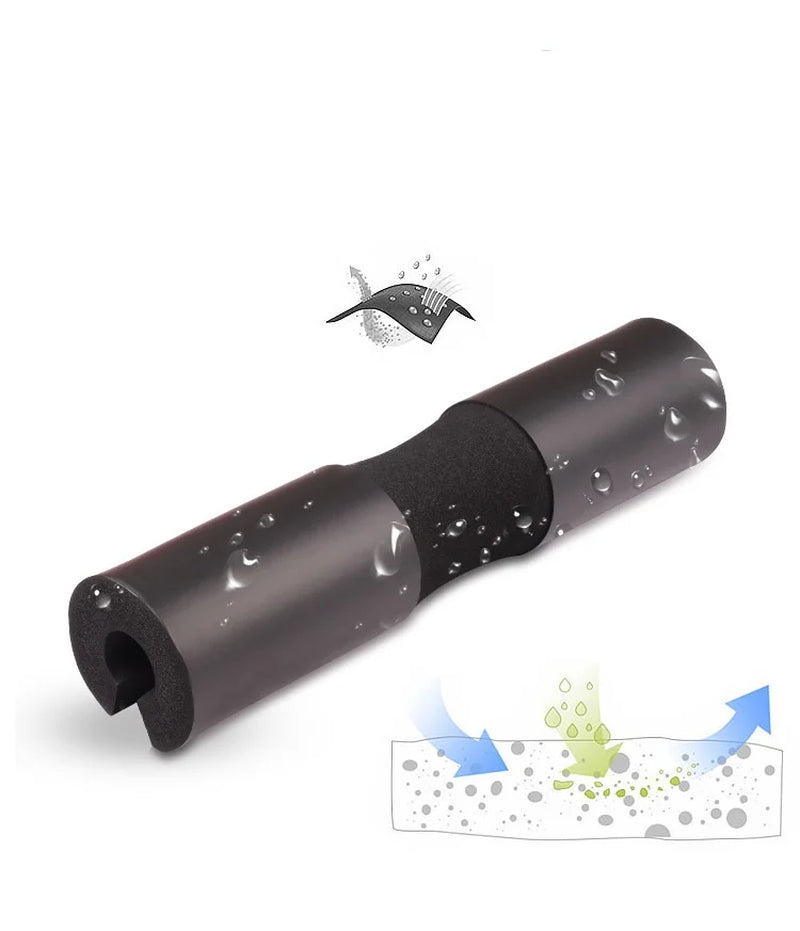 Barbell Squat Pad - Neck & Shoulder Protective Pad - Great for Squats, Lunges, Hip Thrusts, Weight Lifting & More - Fit Standard and Olympic Bars Perfectly