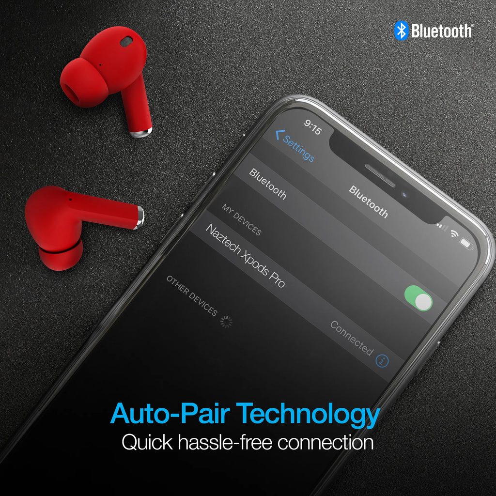 Naztech Xpods PRO TWS with Wireless Charging Case